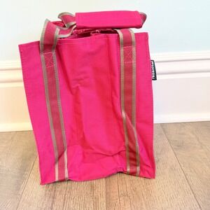 Reisenthel Bottlebag 9 Bottle Carrier Tote Bag Hot Pink Foldable Wine Picnic